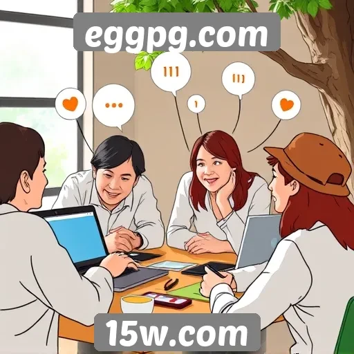 Recursos de interação social no eggpg.com